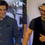 Aamir Khan’s girlfriend Gauri Spratt breaks into laughter as paps call him Sunil Grover, comedian says: ‘O teri’. Watch