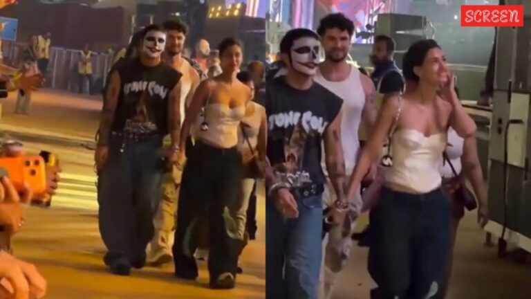 Disha Patani and Talwiinder turn heads walking hand-in-hand at Lollapalooza India. Watch video