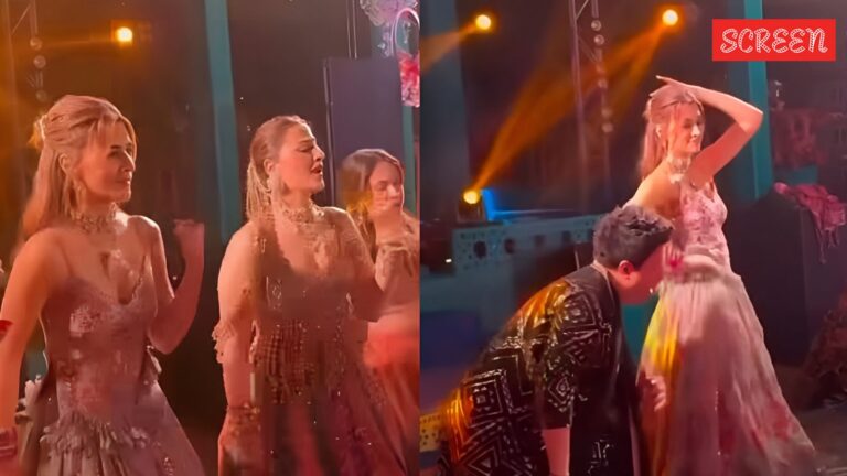 Kriti Sanon is the life of the party at sister Nupur Sanon’s sangeet, mom Geeta gets emotional during performance. Watch