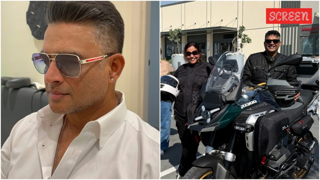 R Madhavan debuts sharp salt-and-pepper makeover, goes on a bike ride in Dubai with wife Sarita as Dhurandhar earns Rs 1328 cr