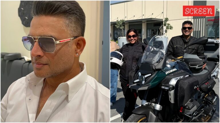 R Madhavan debuts sharp salt-and-pepper makeover, goes on a bike ride in Dubai with wife Sarita as Dhurandhar earns Rs 1328 cr