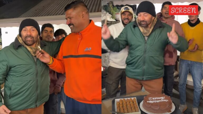 Sunny Deol cuts cake, dances with team as he celebrates Border 2 crossing Rs 300 crore. Watch