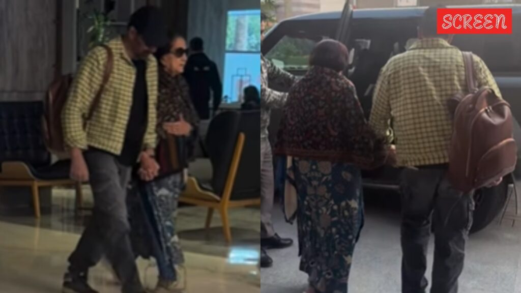 Dharmendra’s wife Prakash Kaur makes first appearance after his death, Sunny Deol hold mother close: ‘Best son’