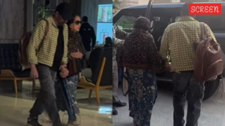 Dharmendra’s wife Prakash Kaur makes first appearance after his death, Sunny Deol hold mother close: ‘Best son’