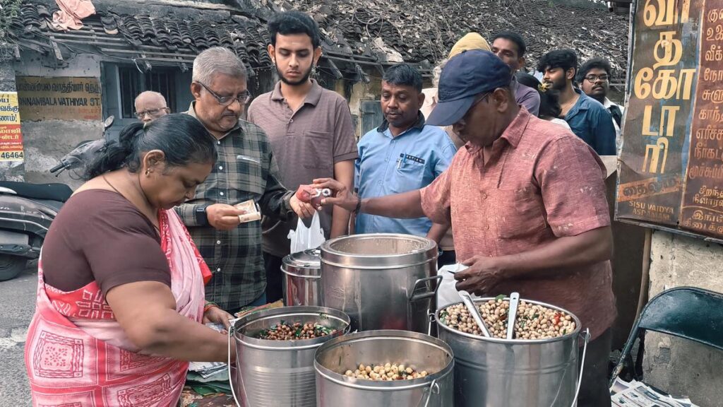 A narrow lane in Mylapore that keeps the crowd coming back