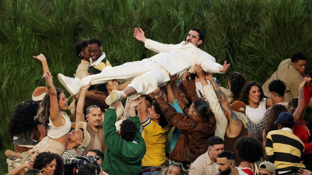 Bad Bunny celebrates Puerto Rico in joyous Super Bowl halftime show