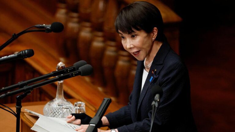 Japan PM Takaichi warns of China ‘coercion’, vows security overhaul