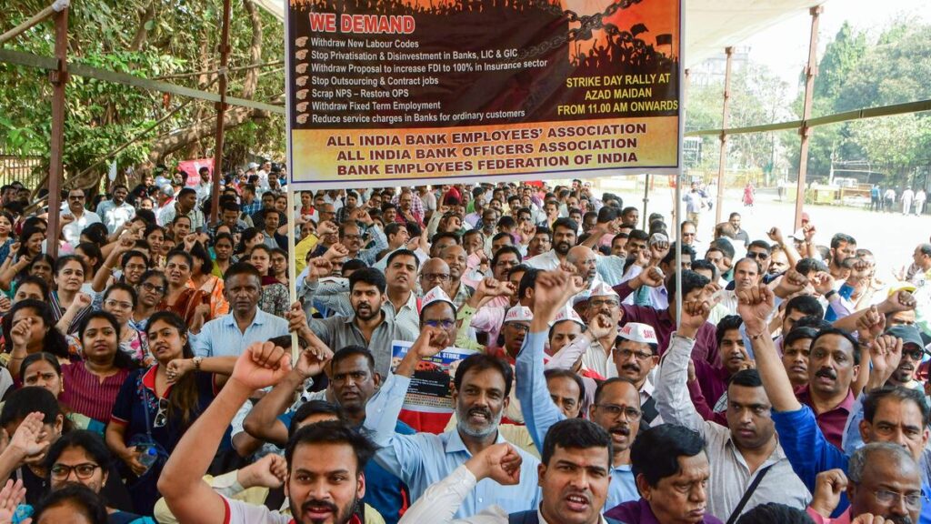 Workers join Bharat bandh in Maharashtra, demand to scrap new labour codes