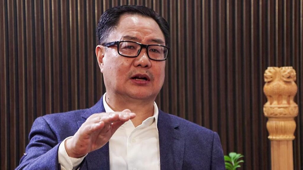 Protest at AI Summit a well thought out conspiracy against India: Rijiju slams Congress