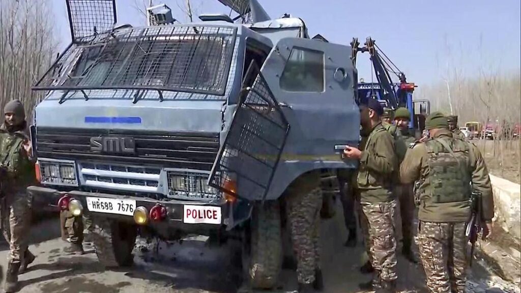 9 CRPF personnel injured as vehicle falls into river in Srinagar