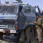 9 CRPF personnel injured as vehicle falls into river in Srinagar