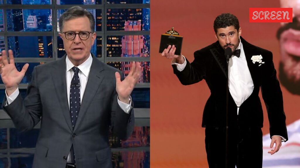 Stephen Colbert backs Bad Bunny for criticising ICE and performing in Spanish at Super Bowl: ‘He is an American citizen’