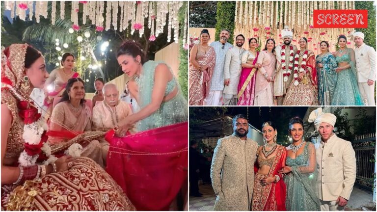 Priyanka Chopra shares unseen photos from brother Siddharth Chopra’s wedding; Nick Jonas wins hearts with jiju duties. Watch