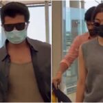 Vijay Deverakonda and Rashmika Mandanna spotted at Hyderabad airport as wedding date nears