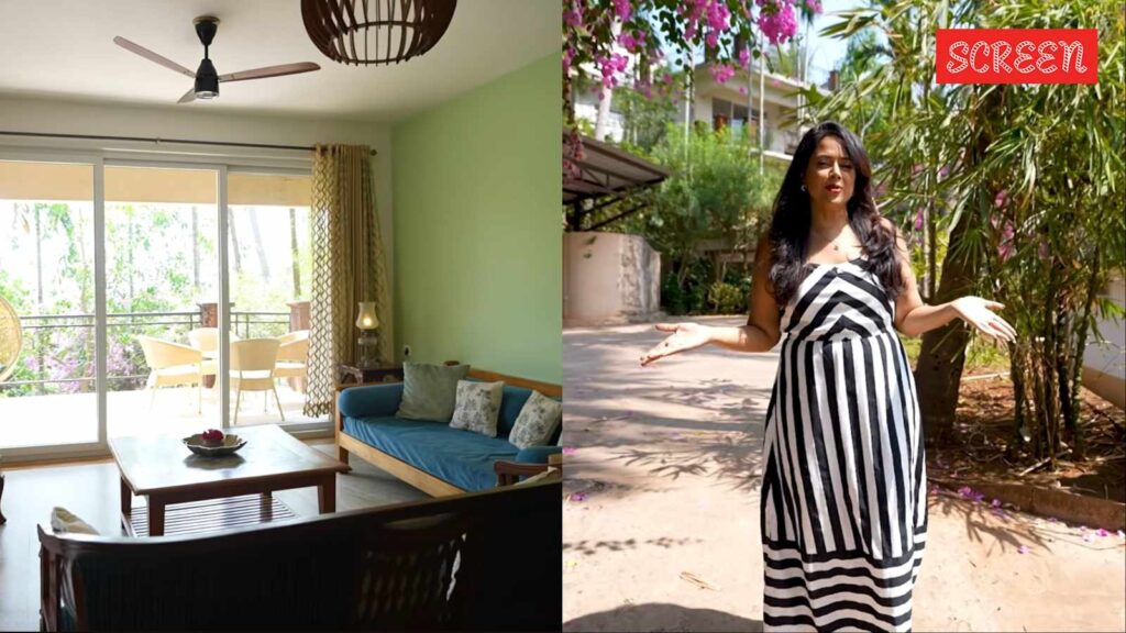 Inside Sameera Reddy’s Goa bungalow: Vintage car, lush garden with cashew trees and a terrace with sunset view
