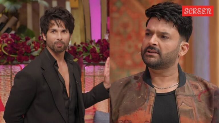 Shahid Kapoor shuts up Kapil Sharma as he asks if actor gets messages from girls on Valentine’s Day: ‘Mere bachchon ki maa…’
