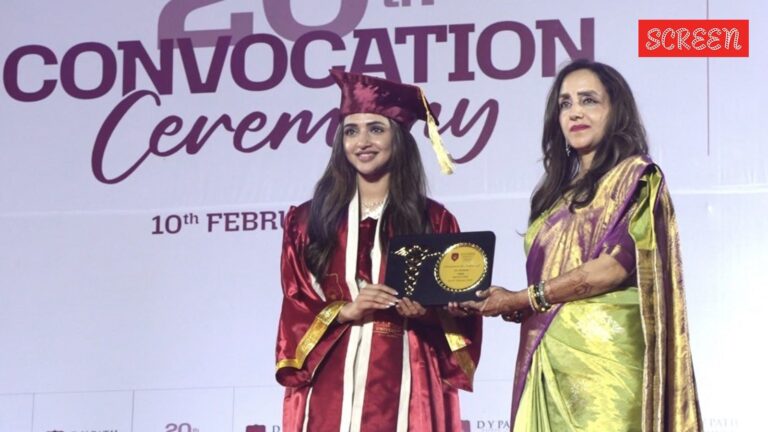 ‘Dr Sreeleela’ is official: Actress wins hearts as she graduates medical school while starring in blockbusters