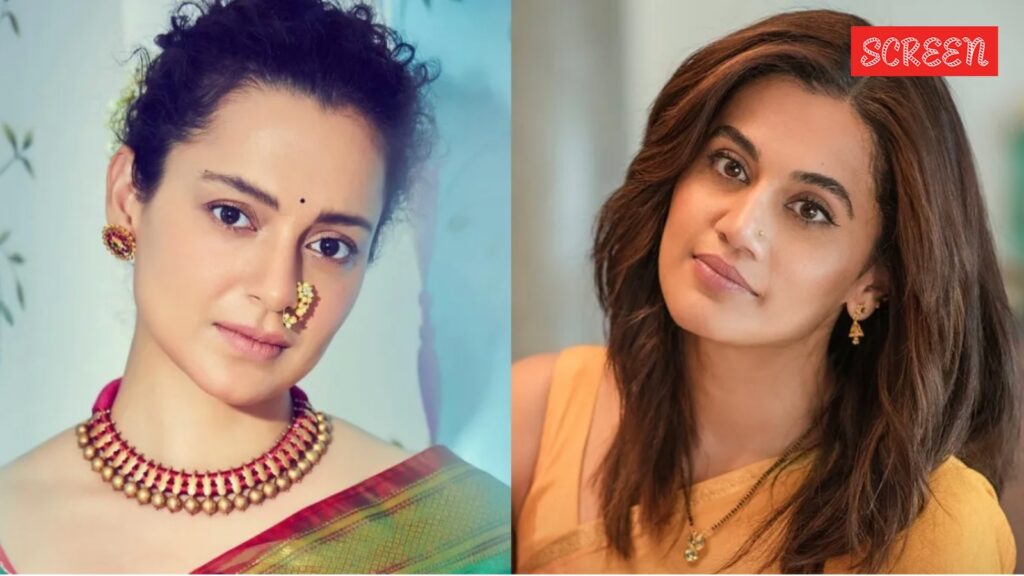 Taapsee Pannu says she never ‘clashed’ with Kangana Ranaut despite being called ‘B-grade actor’: ‘I’m open to being friends’