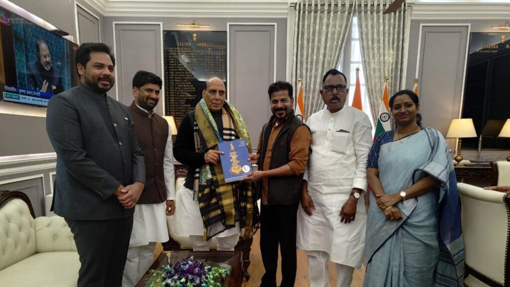 Telangana CM invites Defence Minister to Gandhi Sarovar foundation-laying ceremony in late February