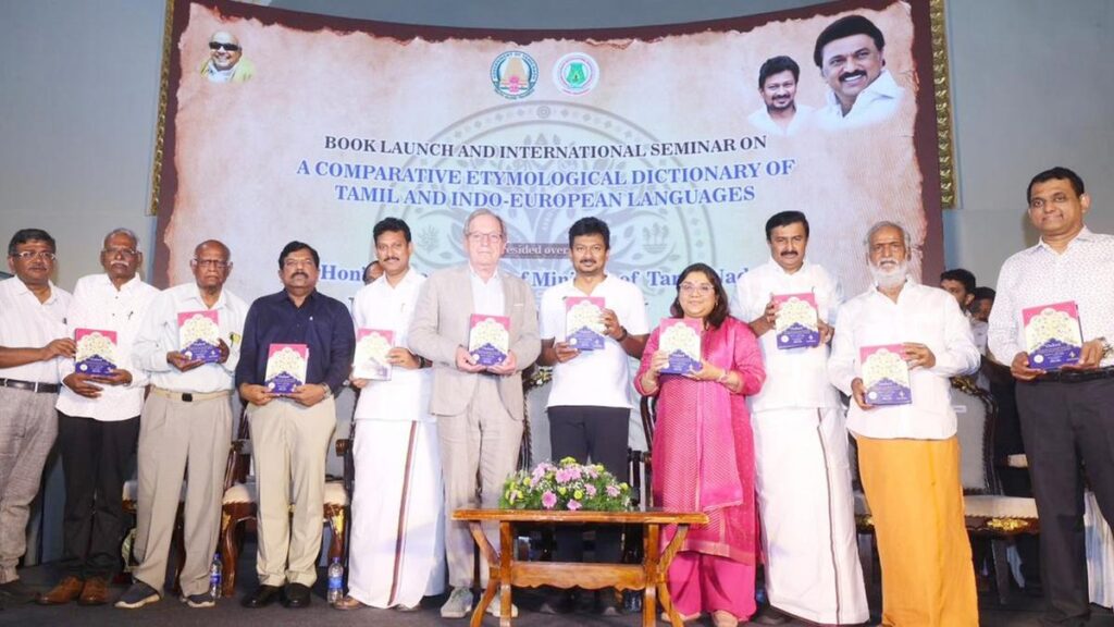 Udhayanidhi Stalin releases fourth volume of etymological dictionary of Tamil, Indo-European languages