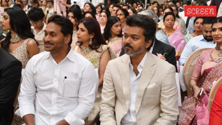 Amid Jana Nayagan row, Vijay shares stage with MK Stalin and YS Jaganmohan Reddy at Chennai wedding