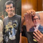 Amitabh Bachchan invites his neighbour to Jalsa after Sunday darshan; emotional video goes viral. Watch