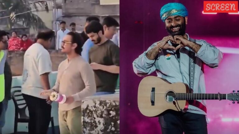 Aamir Khan visits Arijit Singh’s West Bengal home, flies kite with him days after singer’s playback exit. Watch