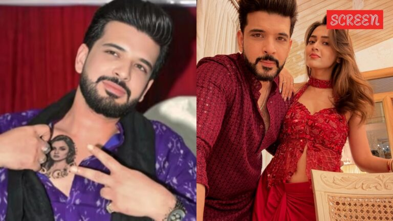 Karan Kundrra stuns fans with a massive tattoo of Tejasswi Prakash’s face, but is it permanent?