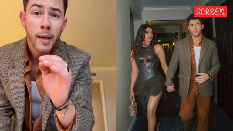 Nick Jonas sports mangalsutra bracelet while promoting Priyanka Chopra’s The Bluff; fans call ‘jiju’ a ‘green forest’. Watch