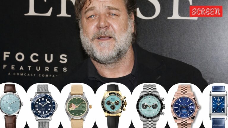 From Oscar winner to watch vlogger: Russell Crowe flexes a $40,000 Tiffany Rolex and the 007 piece that gave him a ‘psychological edge’