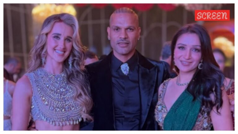 Shikhar Dhawan, Sophie Shine dance to this Dhurandhar chartbuster at wedding reception; Yuvraj Singh and groom recreate 10-year-old viral reel. Watch