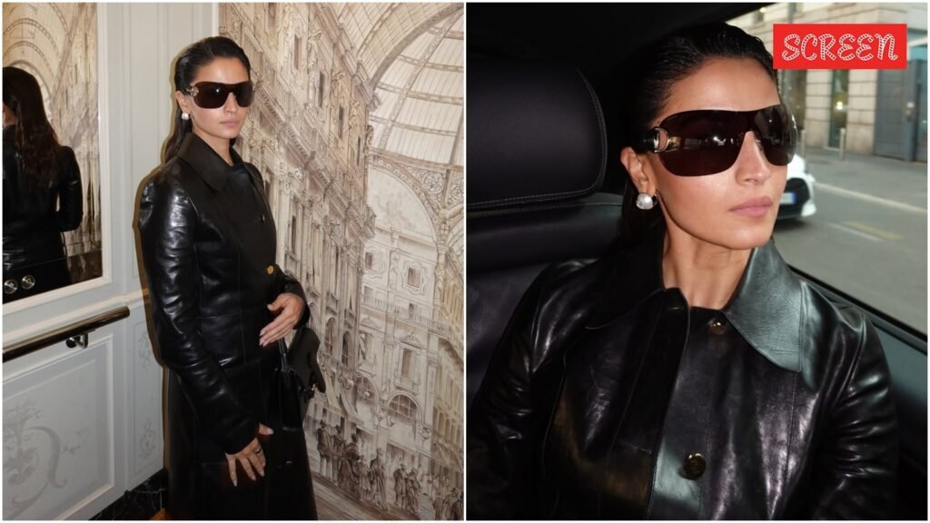Alia Bhatt says her oversized sunglasses made her almost unrecognisable at Gucci’s Demna show at Milan Fashion Week