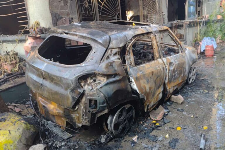 massive fire breaks out inside house in Indore, 7 dead