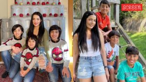 Celina Jaitly pens emotional note for sons Winston and Viraaj on 14th birthday: ‘Until mama holds you again…’