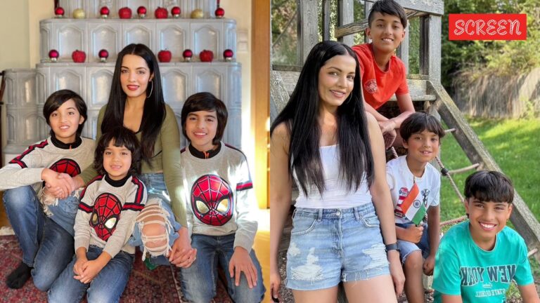 Celina Jaitly pens emotional note for sons Winston and Viraaj on 14th birthday: ‘Until mama holds you again…’