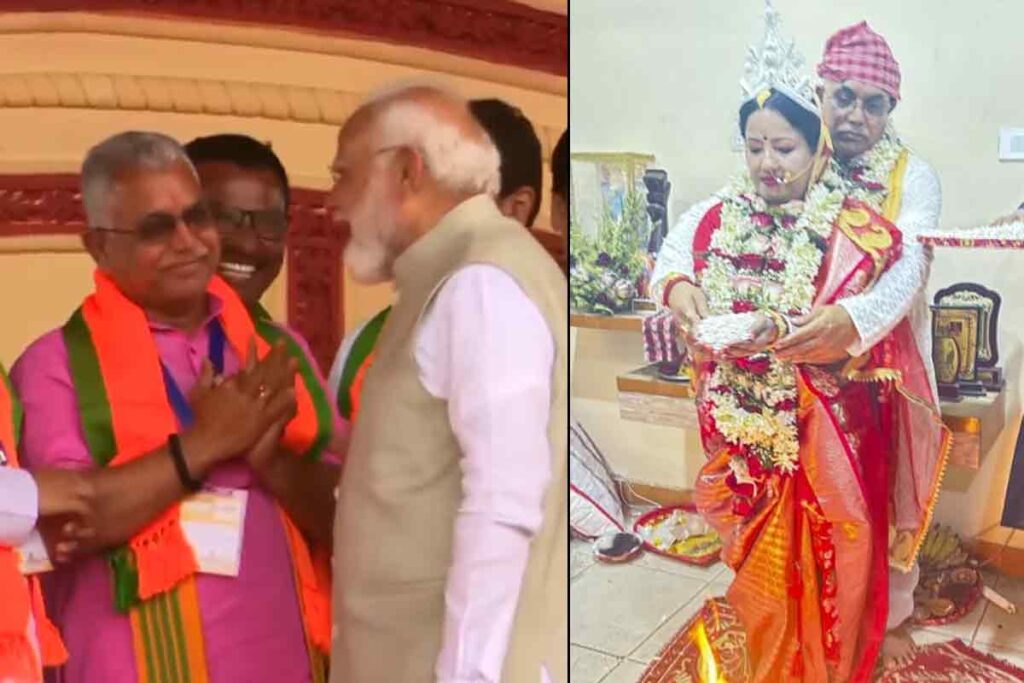 West Bengal Assembly Election: PM Modi wants to eat sweet from newly married Dilip Ghosh