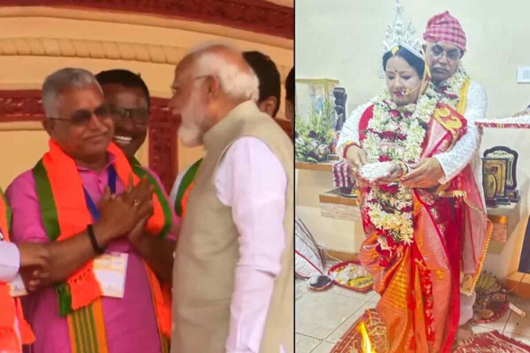 West Bengal Assembly Election: PM Modi wants to eat sweet from newly married Dilip Ghosh