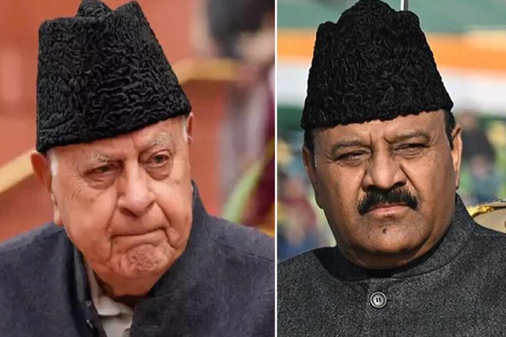 Farooq Abdullah and deputy CM of Jammu and Kashmir attacked