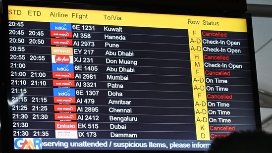 Delhi Airport advises international passengers to check updates amid westbound flight delays| India News
