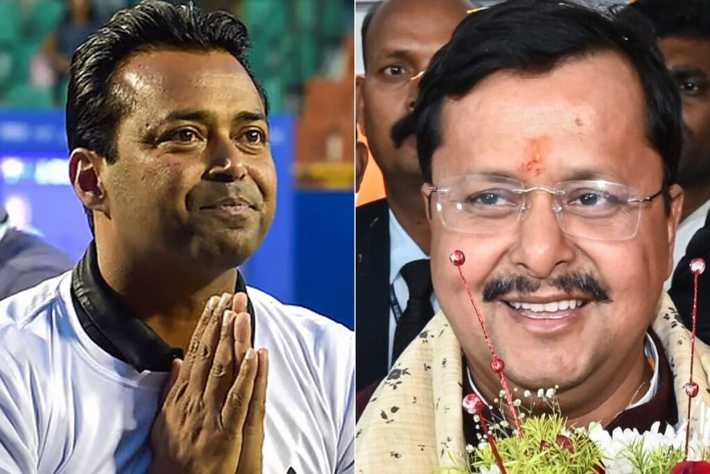 West Bengal Assembly Election 2026: Leander Paes meets Nitin Nabin of BJP