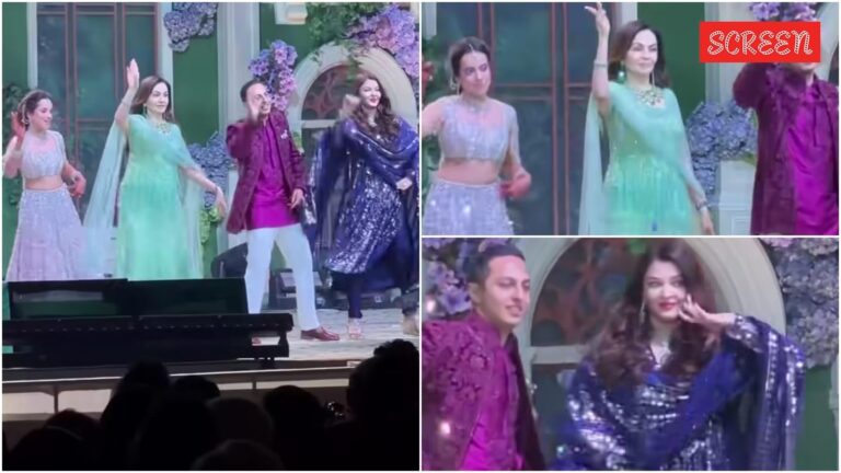 Nita Ambani dances with Aishwarya Rai and Abhishek Bachchan to Salman Khan’s iconic song. Watch