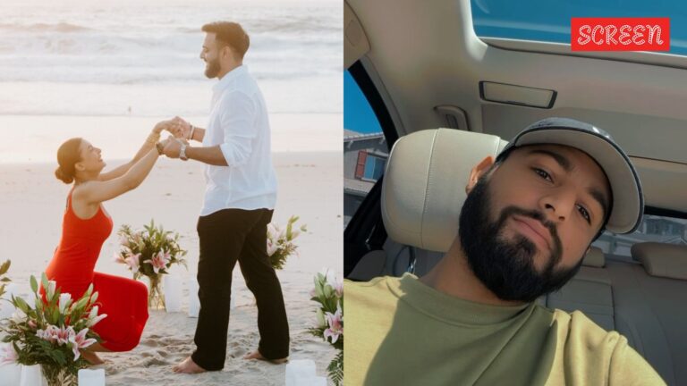 Pavitra Punia’s fiance unmasked: US-based businessman Jaskomal Singh shares photos from their beach proposal 6 months after engagement