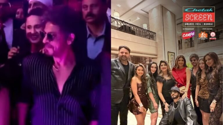 Shah Rukh Khan joins Anant Ambani, Radhika Merchant and Ranveer Singh for a star-studded birthday bash, watch videos