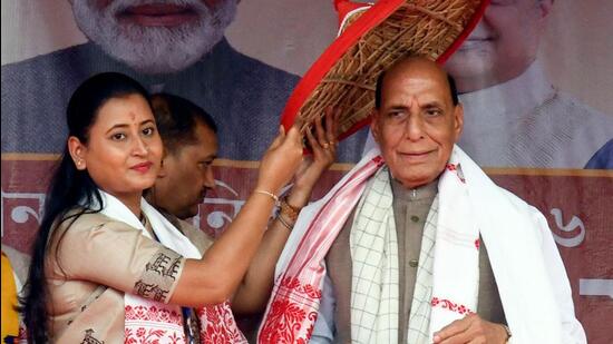 Don’t forgive Congress that treated Assam in step-motherly manner: Rajnath| India News