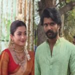 Vijay Deverakonda, Rashmika Mandanna seek blessings at his village, perform ritual in traditional white and red