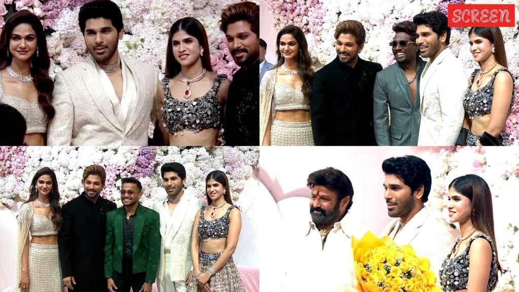 Rana Daggubati, Nani, Ram Charan, Nagarjuna and others descend at Allu Sirish’s pre-wedding reception at Allu Studios