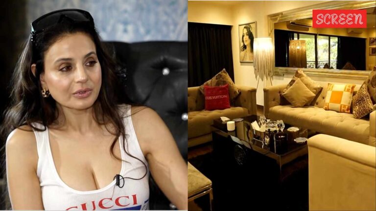 Inside Ameesha Patel’s home with MF Hussain paintings, Versace ashtray