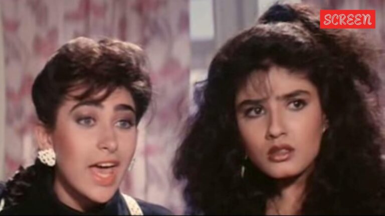 Karisma Kapoor would send people to spy on Raveena Tandon’s costumes on Andaz Apna Apna sets, recalls designer Ashley Rebello