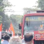 TMC cleared the road for BJP's bus, clearing traffic jams