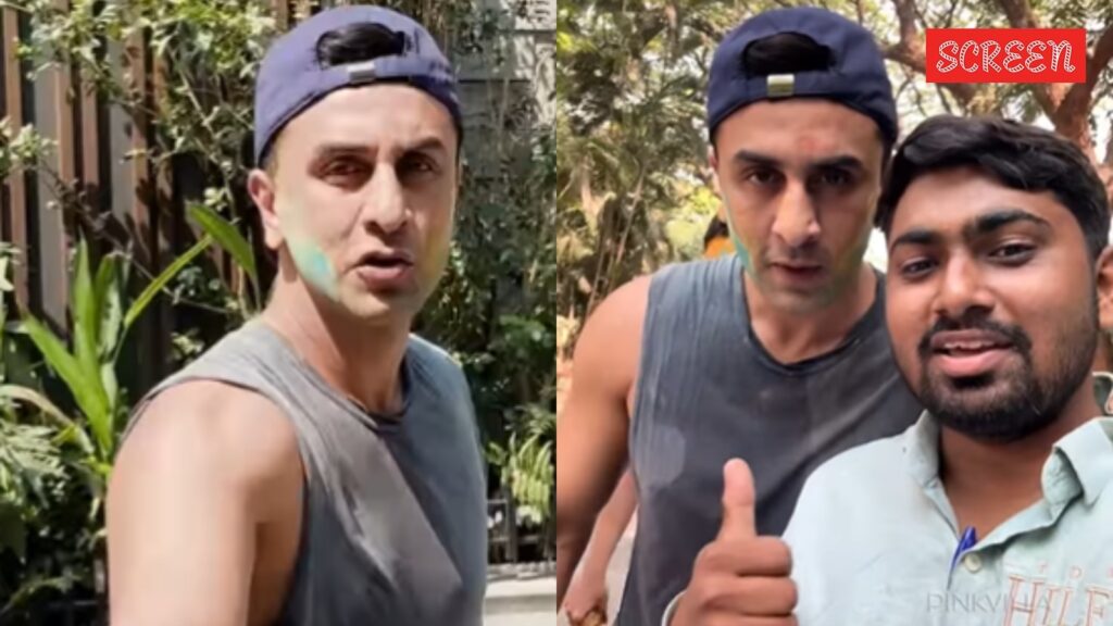 Ranbir Kapoor plays Holi with his fans, daughter Raha Kapoor; greets paps: ‘Happy Holi’. Watch